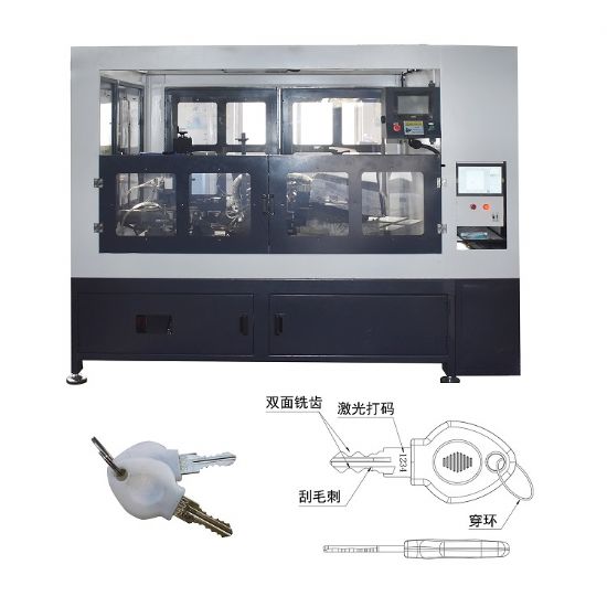 點擊查看詳細信息<br>標題：JZ-3.8G自動鑰匙雙面銑牙刮毛刺.激光打碼、串環(huán)機 閱讀次數(shù)：886
