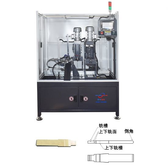 點擊查看詳細信息<br>標題：JZ-9.2F自動鑰匙銑面銑槽倒角機 閱讀次數(shù)：848